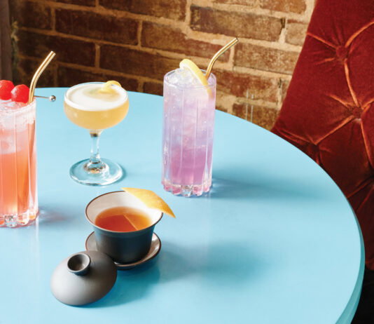 N/A options at Southern Belle and Georgia Boy: tropical Amoreena (in coupe), blueberry-tinged Purple Rain, China Town Tea, and Watermelon Sugar