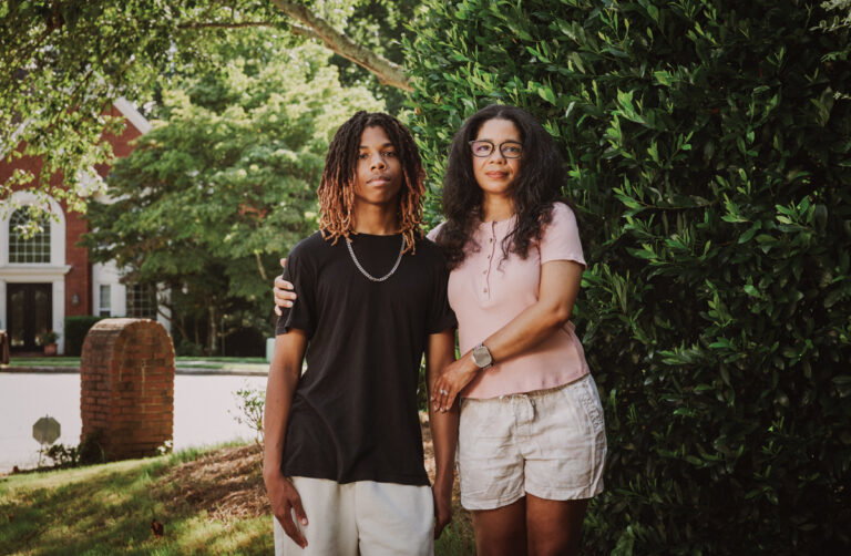 Danielle Moore and her son, Carter